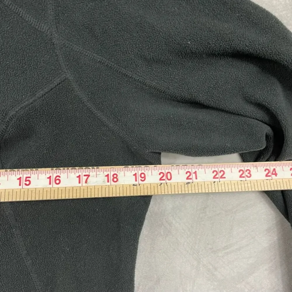 The North Face women's black quarter zip fleece Medium Polartec pullover pink